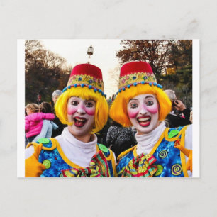 Carte Postale Clown Twins