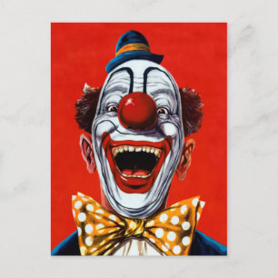 Carte Postale Clown vintage