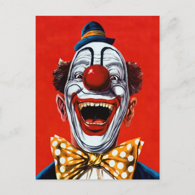Carte Postale Clown vintage (Devant)