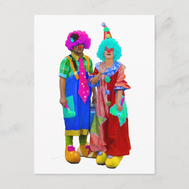 Carte Postale clowns (Devant)