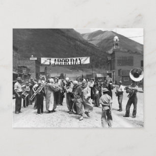 Carte Postale Clowns de la Fête du Travail, 1940