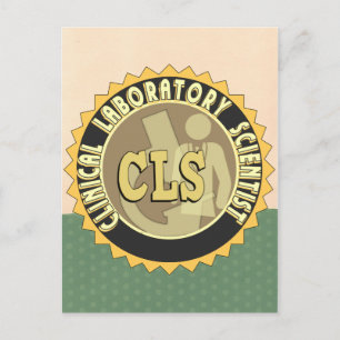 CARTE POSTALE CLS BADGE - SCIENTIFIQUE DU LABORATOIRE CLINIQUE