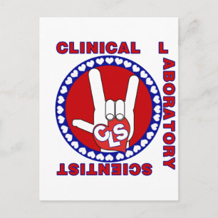 CARTE POSTALE CLS LABORATOIRE CLINIQUE SCIENTIFIQUE I LOGO ASL