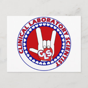 CARTE POSTALE CLS LABORATOIRE CLINIQUE SCIENTIFIQUE I LOGO ASL
