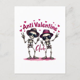 Carte Postale Club Anti Saint-Valentin