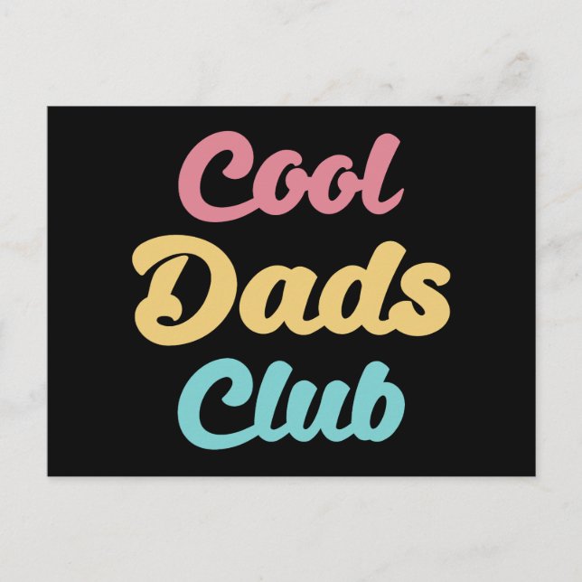 Carte Postale Club cool Dads II (Devant)