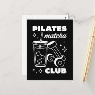 Carte Postale club de classe pour les amateurs de Pilates et de