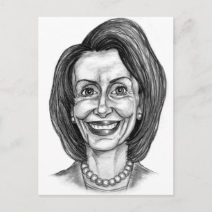 Carte Postale Club de fans Nancy Pelosi