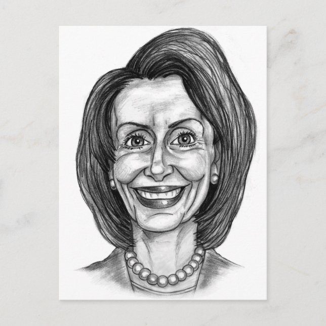 Carte Postale Club de fans Nancy Pelosi (Devant)