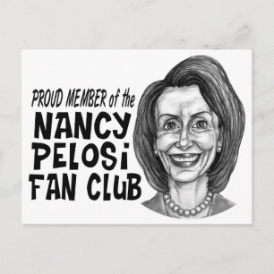 Carte Postale Club de fans Nancy Pelosi