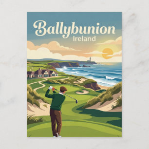 Carte Postale Club de golf Ballybunion, Irlande