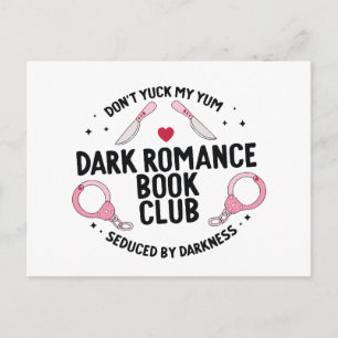 Carte Postale Club de lecture de romance sombre 