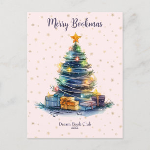 Carte Postale Club de lecture Merry Bookmas