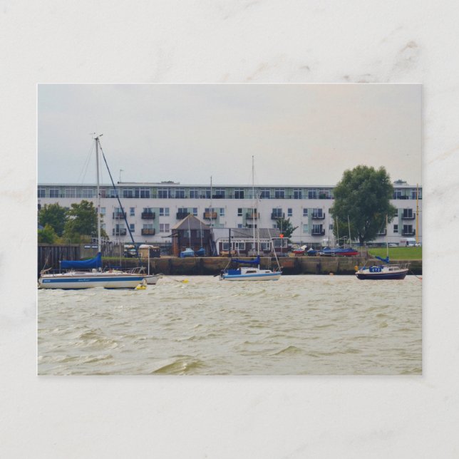 Carte Postale Club de voile Gravesend Yachts (Devant)