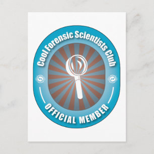 Carte Postale Club des scientifiques judiciaires cool