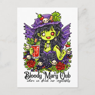 Carte Postale Club Fée Mary la Sanglante