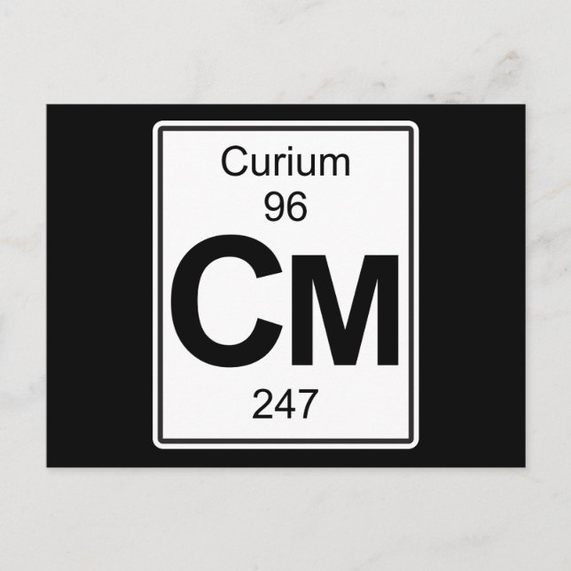 Carte Postale Cm - Curium (Devant)