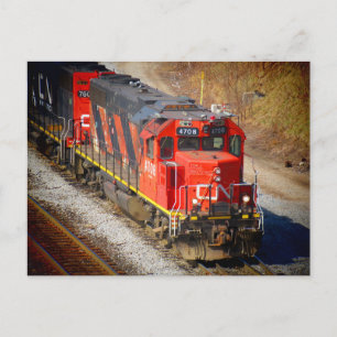 Carte Postale CN 4708 locomotive H.M.S. Hockeypokey