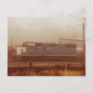 Carte Postale CN 4906 grenaille de la locomotive