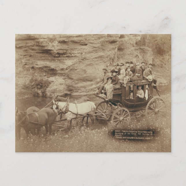 Carte postale Coaching Tallyho (Devant)