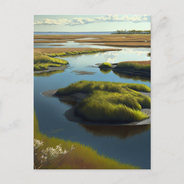 Carte Postale Coastal tranquillité (Devant)