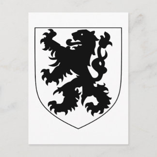 Carte Postale Coat of Arms of Flanders