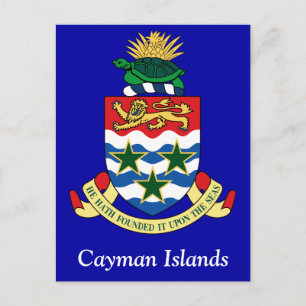 Carte Postale Coat of arms of the Cayman Islands