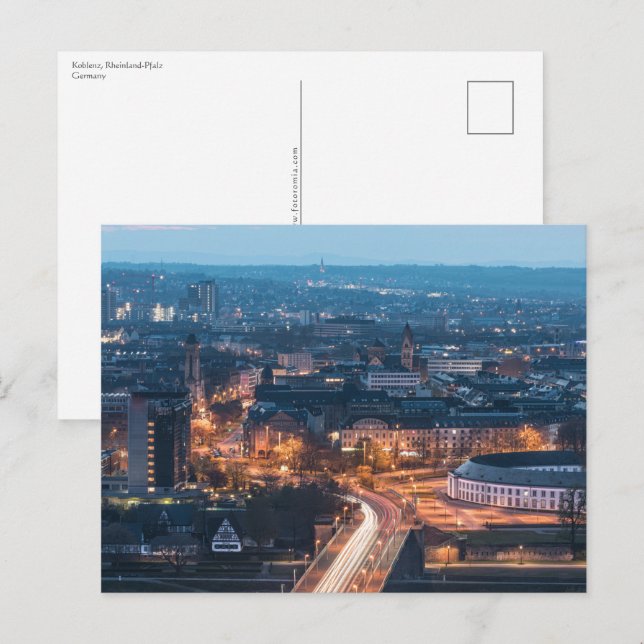Carte Postale Coblence Allemagne  (Devant / Derrière)