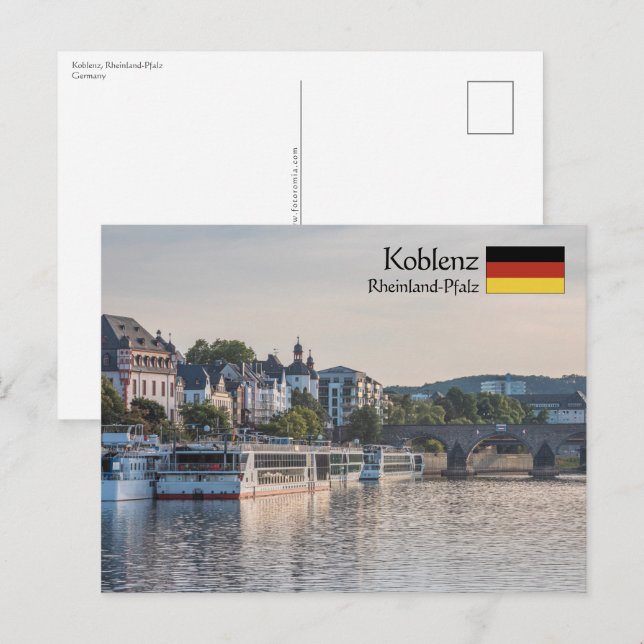 Carte Postale Coblence Allemagne (Devant / Derrière)