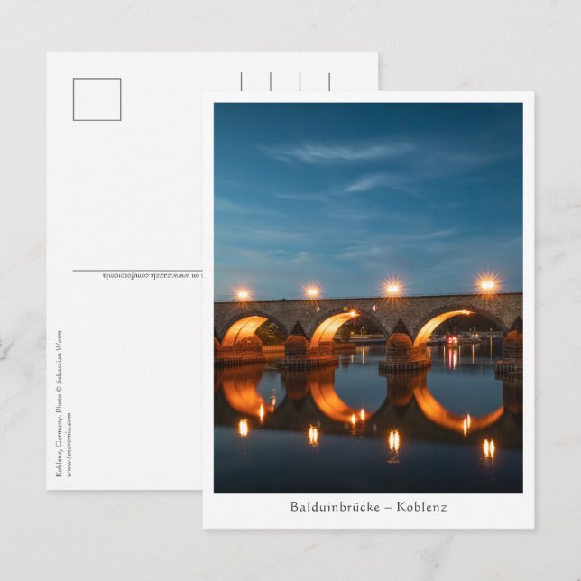 Carte Postale Coblence Allemagne (Devant / Derrière)