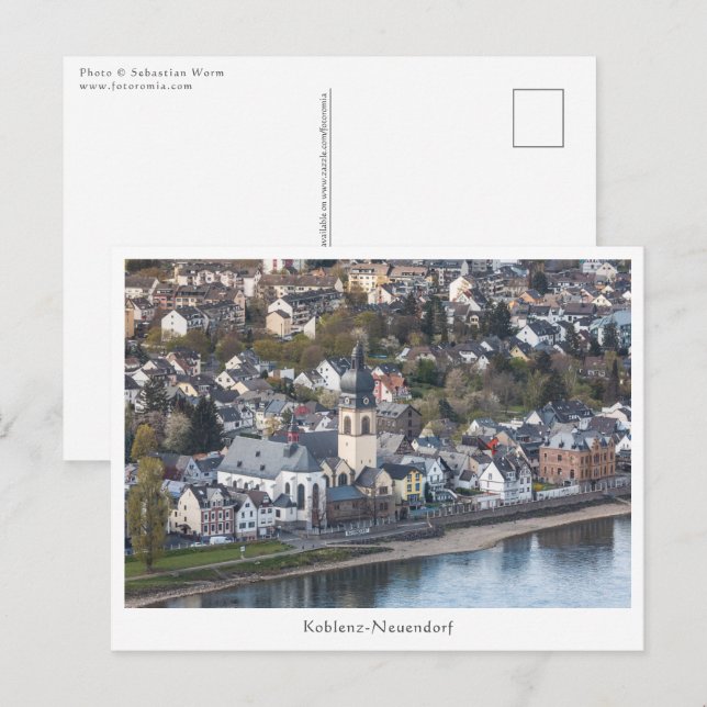 Carte Postale Coblence Neuendorf (Devant / Derrière)