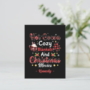 Carte Postale Coca chaud, couvertures douillettes et films de No