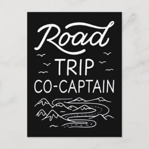 Carte Postale Cocapitaine de road trip I - Navigateur de camping