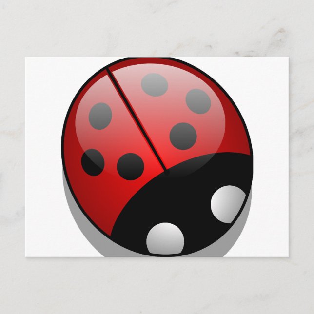 Carte Postale Coccinelle (Devant)