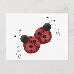 Carte Postale Coccinelles