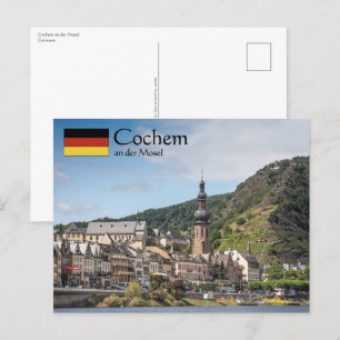 Carte Postale Cochem Allemagne