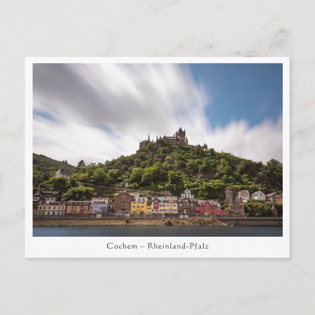 Carte Postale Cochem an der Mosel (Devant)