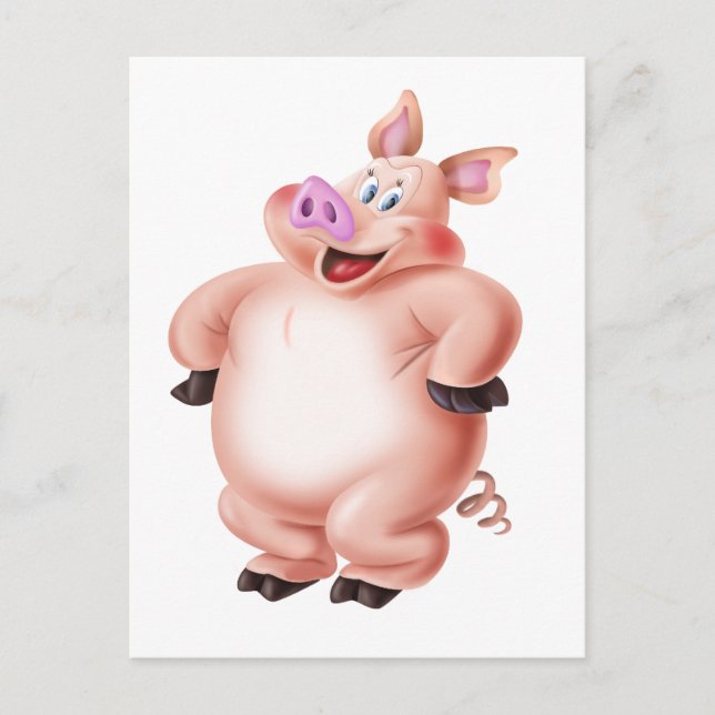 Carte Postale Cochon, cerdo, porco, Schwein, cochon (Devant)