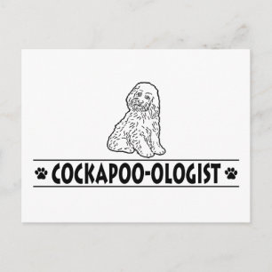 Carte Postale Cockapoo humoristique