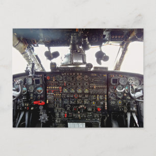 Carte Postale cockpit Jet Aircraft