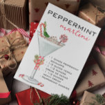 Carte Postale Cocktail à la menthe de Noël Martini Recette<br><div class="desc">Cette conception peut être personnalisée dans la zone fournie en modifiant la photo et/ou le texte. Vous pouvez également le customiser en cliquant sur Personnaliser ce Modèle, puis en choisissant l'option cliquer pour customiser et supprimer ou modifier la couleur de l'arrière - plan, ajouter du texte, modifier la couleur ou...</div>