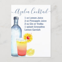 Cocktail Aquarelle Recette Boissons Mixtes Azalea