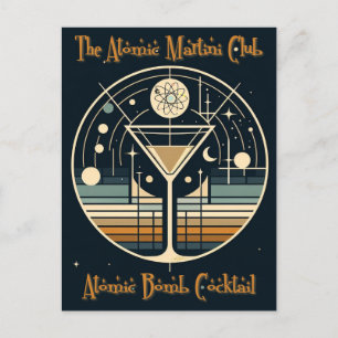 Carte Postale Cocktail bombe atomique du Martini Club