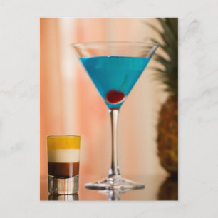 Carte Postale Cocktail Curacao