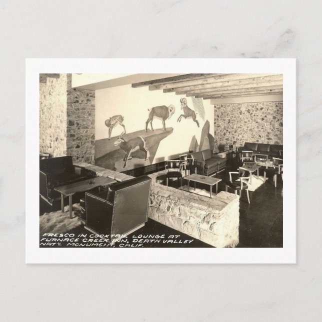Carte Postale Cocktail Lounge, Death Valley Vintage (Devant)