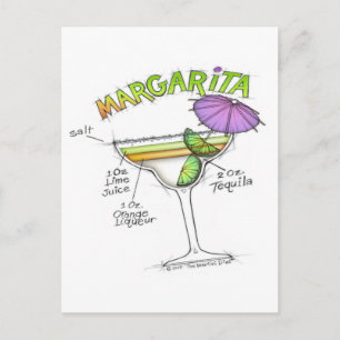 CARTE POSTALE COCKTAIL MARGARITA RECIPE