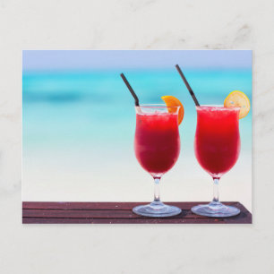 Carte Postale Cocktails tropicaux