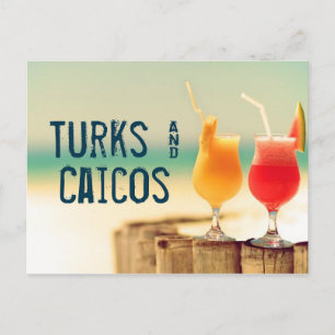 Carte Postale Cocktails Turks & Caicos
