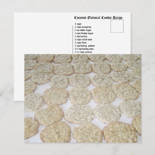 Carte Postale Coco avoine biscuit (Devant / Derrière)