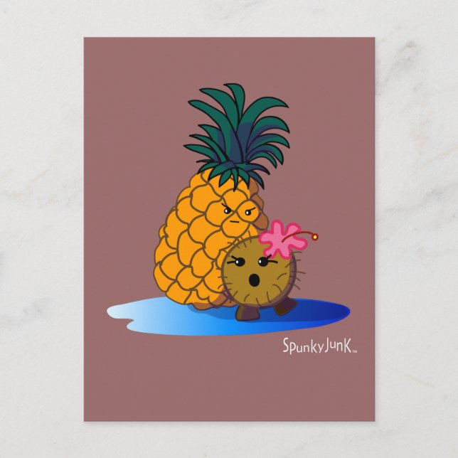 Carte postale Coco & Badappy (Devant)